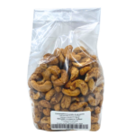 Cashewpähkinät Suolattu Ja Savustettu 500g