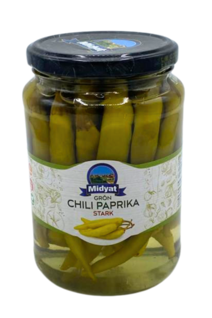 Midyat Vihreä Chili Tulinen 710g