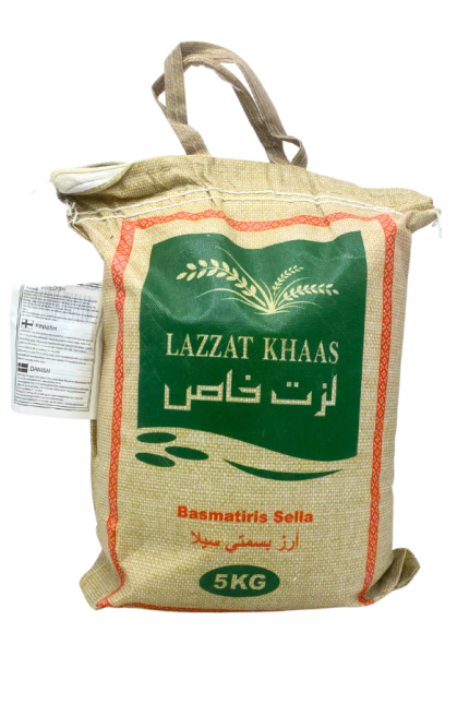 Lazzat Khaas Basmatti Sella Riisi 5kg